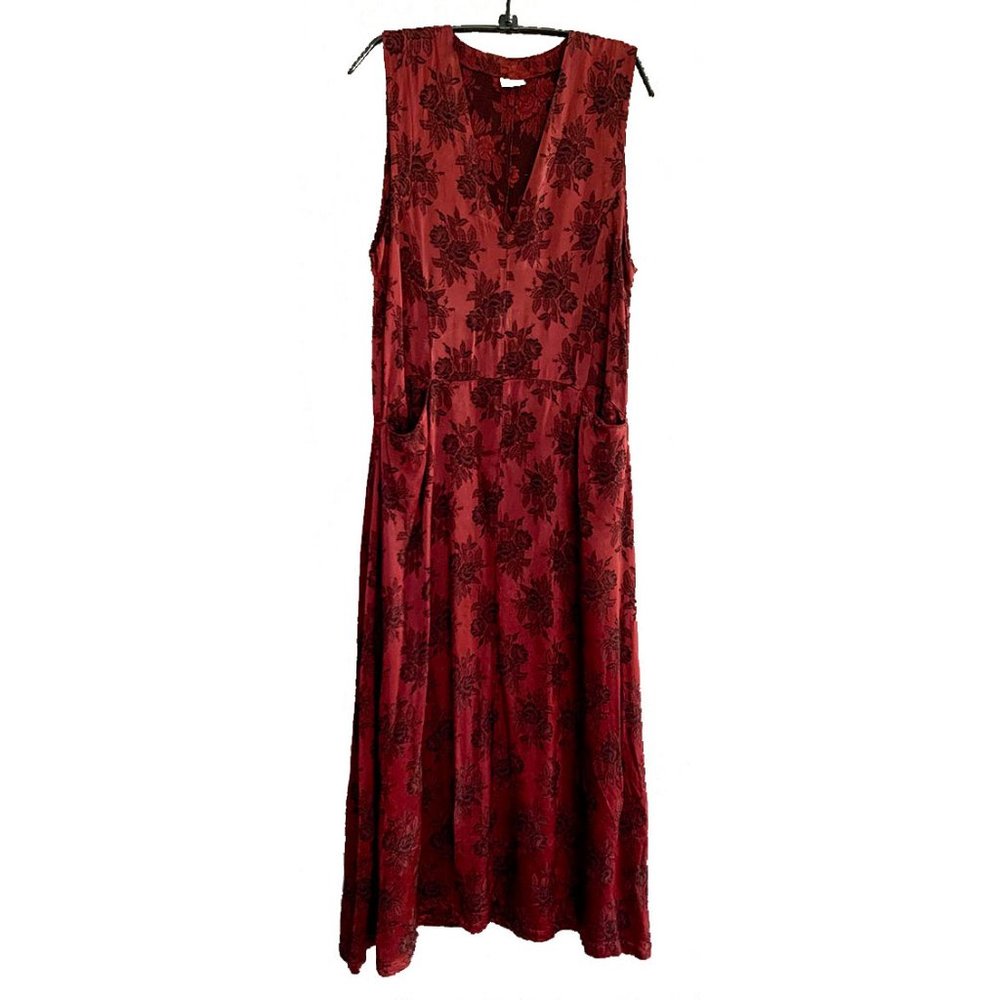 C.P. Shades satin damask dress